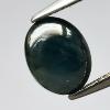 2,49Ct-ZAFIRO BANGKAJA AZUL VERDOSO CABUJÓN 9x7 mm