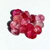 10,7 Ct-SI-TRECE RUBIS C/MICRONICKS  ROJO ROSADO-ROSA-PADPARADSHA OVALES 6x5 mm.