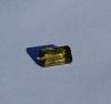 0,97Ct-Clean-TURMALINA VERDE DORADO OCTOGONAL 7,8x4,1 mm.