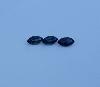 1,08 Ct-VS2-TRES ZAFIROS AZUL/AZUL VERDOSO MARQUISE 6x3 mm.