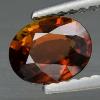 0,91Ct-VVS-TURMALINA NARANJA OVAL 6,7x5,5 mm