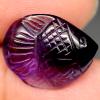 12,53Ct-PEZ TALLADO EN AMATISTA 20x15 mm.