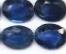 0,7 Ct-VS-CUATRO ZAFIROS AZULES 3,9x2,7 mm.