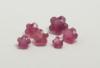 2,95Ct-SEIS FLORES DE RUBÍ ROSA 3,4 a 5,7 mm