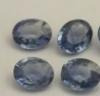 1,28Ct-VVS/VS-CUATRO ZAFIROS AZUL CEYLAN OVALES