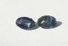 1,16Ct-VVS/VS-DOS ZAFIROS BICOLOR OVALES 5,9x3,9 mm