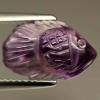 2,91Ct-PEZ TALLADO EN AMATISTA 13x8,5 mm.